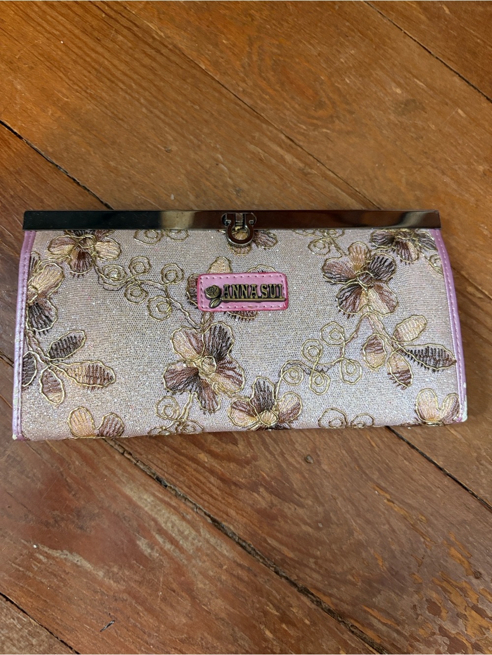 Anna Sui Floral Wallet